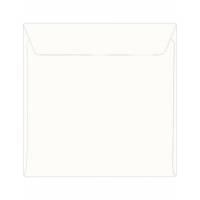 Enveloppe carrée blanc nacré 155x155