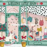 Carte Cartita Design "Welcome little baby"