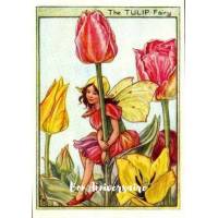 Carte Anniversaire Fées des Fleurs Tulipes