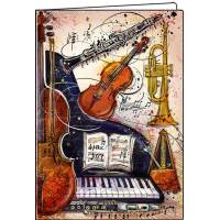Cahier Instruments de musique 14,8 x 21 cm