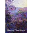 Carte Condoléances Paysage bleu et violet