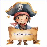 Carte Anniversaire Enfants Bon Anniversaire Petit Pirate Mortimer