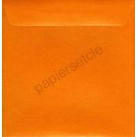 Enveloppe carrée orange foncé