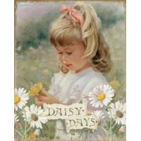 Carte artisanale Vintage "Daisy Days"